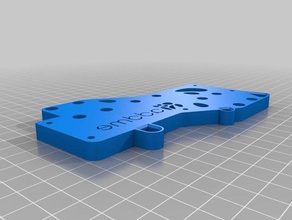 3dp14 extruder backplate printer parts 3d print model - Mito3D