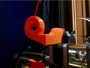 filament guide creality cr-10-ender 3d Drucker Teile ender 3 jam gerade 3d print model - Mito3D