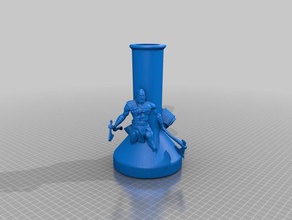 god war bong gadgets water pipe 3d print model - Mito3D