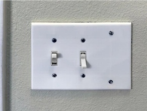 light switch cover-Platten - Ersatz Teile leer gang wechseln 3d print model - Mito3D