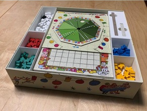 arraial board game organizer - Spielzeug Zubehör Brettspiel-inserts Brettspiel Veranstalter 3d print model - Mito3D
