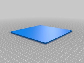 acrylique la partie 11 de plaque construction 3d les imprimantes 3d print model - Mito3D