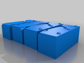 anclaje de fundición en el molde hobby 3d print model - Mito3D