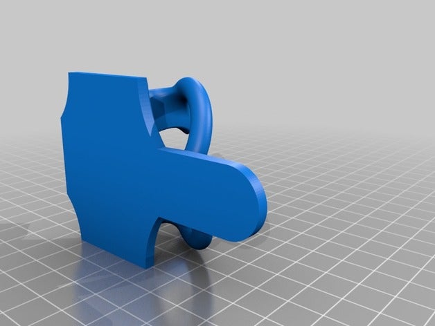 saftey razor stand bathroom 3D print model - Mito3D