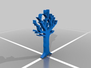 logo da árvore 3d impressão brasão 3d print model - Mito3D