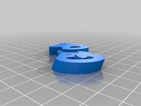 gerda Schlüsselanhänger angepasst 3d print model - Mito3D