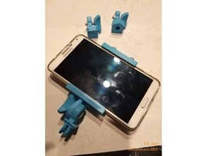 stand smartphone multi-modèle mobile 3d print model - Mito3D