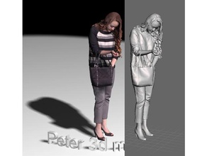 3d scan woman bag people 3d print model - Mito3D
