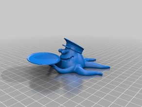 tintenfisch de la porción tableta esculturas 3d print model - Mito3D