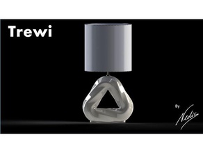 trewi lâmpada decoração base da 3d print model - Mito3D