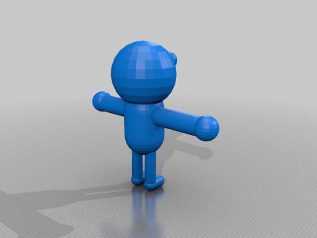 humano 3d impressão testes 3D print model - Mito3D