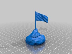 flagmy shit requested sculptures 3d print model - Mito3D
