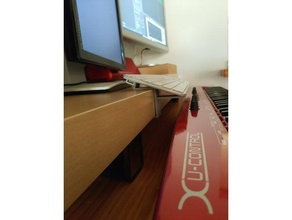 ikea 50mm shelf mac keyboard support office 3d print model - Mito3D