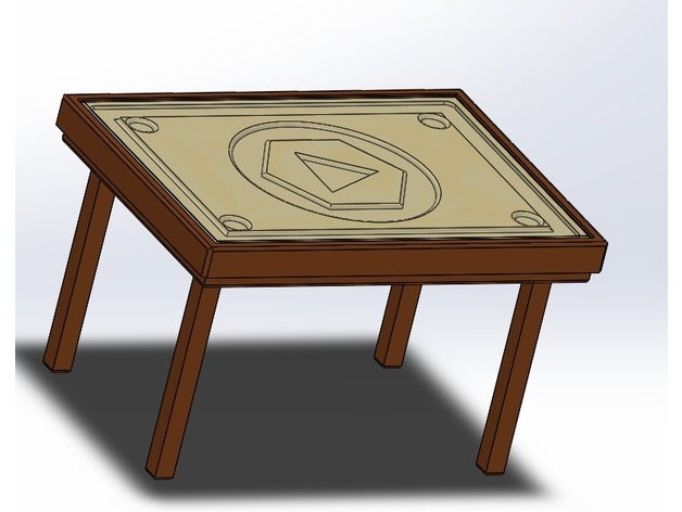 dnd table dungeoning dragoning model furniture dungeons dragons 3D print model - Mito3D