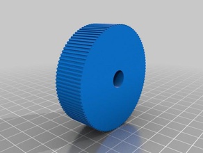 60mm diâmetro da roda d-eixo do encoder eletrônica 3d print model - Mito3D