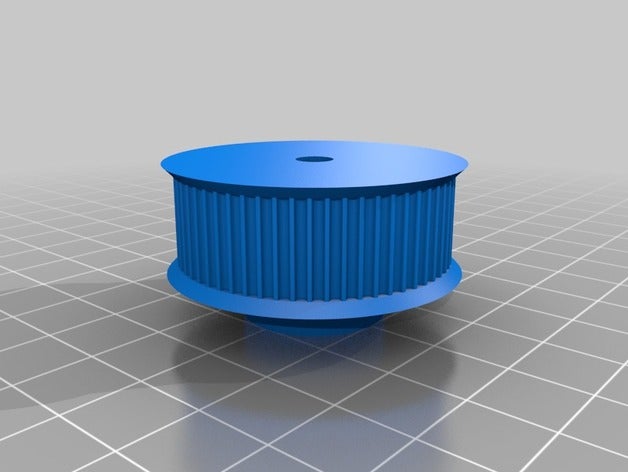 gt2 60t parametric pulley 3d printer parts customized 3D print model - Mito3D