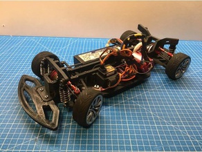 openrc 110 4wd touring rc car aledition vehicles 1 10 3d printing daniel noree rc4wd rccar 3d print model - Mito3D