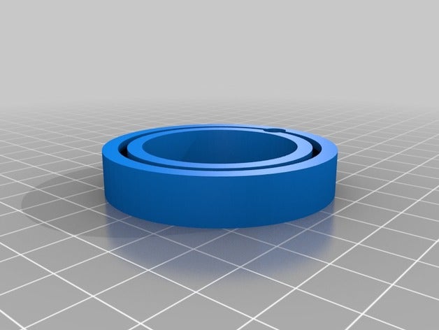 paramétrica de cojinete aire suave bb partes personalizado rodamiento 3D print model - Mito3D