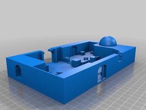 dust2 Standort-Etiketten Gebäude Strukturen Bombe Wüste Videospiel 3d print model - Mito3D