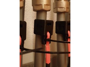 temperatursensor clip f&uumlr fu&szligbodenheizungsr&uumlcklauf l'elettronica ds18b20 riscaldamento to-92 3d print model - Mito3D