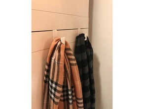 cachecol de gancho outros roupas para casaco diy fasion monte organizador pin parede cabide montagem na 3d print model - Mito3D