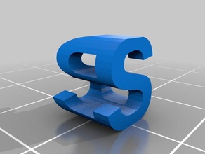 gerti s-b signos logotipos personalizado 3d print model - Mito3D