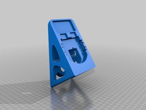 ryobi one+ Akku-Halter Wand-Halterung tool Inhaber - Boxen angled mount kein support keine unterstützt über entwickelt reversibel ist ryobi-Akku montieren universal-Halterung 3d print model - Mito3D