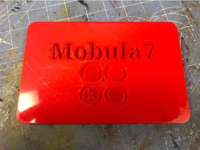mobula7 case thin brimmed logo rc vehicles 3d print model - Mito3D