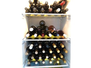 modular garrafa de vinho rack a cozinha jantar prateleira 3d print model - Mito3D