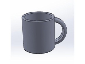 caffè tazza 3d la stampa di acqua d'acqua 3d print model - Mito3D
