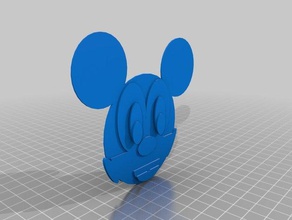 kopya mickey mouse kafası 3d baskı 3d print model - Mito3D