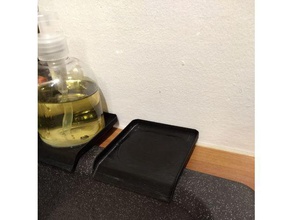 dispenser di sapone vassoio cucina pranzo 3d print model - Mito3D