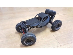 rc crawler wltoysaxial scx10 los vehículos 3d print model - Mito3D