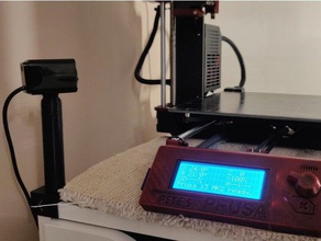 cheap ball mount webcam stand 3d printer accessories ikea octoprint tabletop holder 3d print model - Mito3D