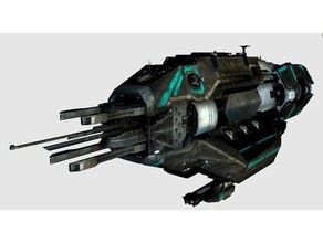 kol battleship video oyunlar starship oyunu 3d print model - Mito3D