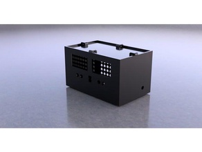 dual dps5015 electronics case power supply 3d print model - Mito3D