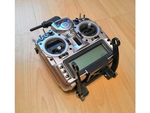 taranis x9d thumb style transmitter traypad rc vehicles 3d print model - Mito3D