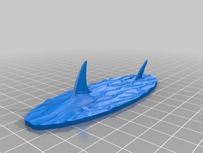 shark unter Wasser Tiere 28 dnd Miniatur 3d print model - Mito3D