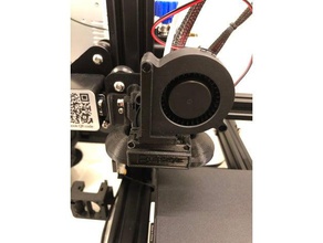 bullseye duct 5015 adapter 3d printing fan 3d print model - Mito3D