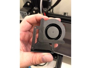 adattatore ventola 5015 ender 3 d la stampa creality 3d print model - Mito3D