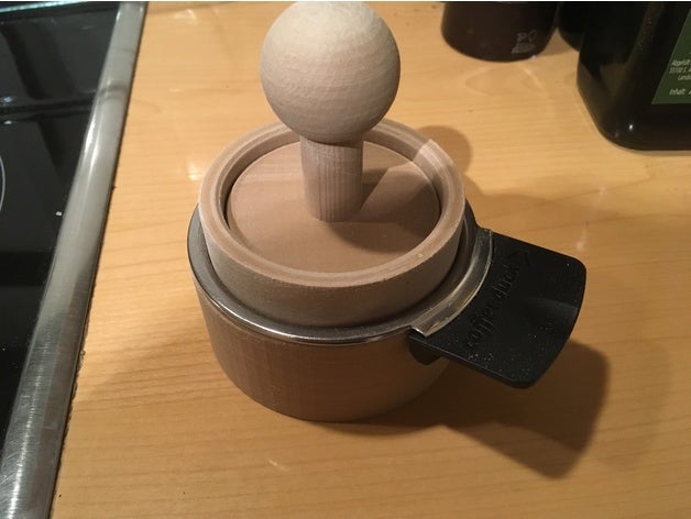 senseo coffee duck tamper kitchen dining 3D print model - Mito3D