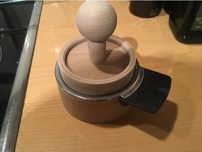 café senseo pato tamper a cozinha jantar 3d print model - Mito3D
