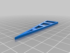 15&deg angle template household knive sharpening 3d print model - Mito3D