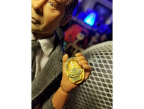 sgt joe fridays badge sixth-scale action figures toy game accessories dragnet lapd sergeant sixth scale 3d print model - Mito3D
