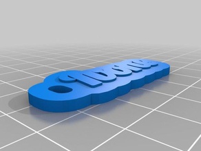 ıvone branco Anahtarlık özelleştirilmiş 3d print model - Mito3D