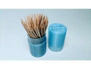 toothpick holder kitchen dining case container nsfw toothpickholder 3d print model - Mito3D