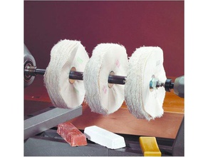 buffer wheel lathe machine tools bowls polish 3d print model - Mito3D