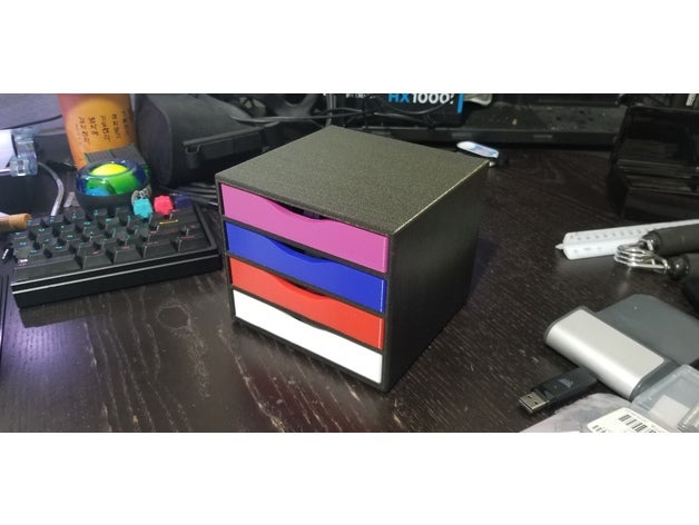 artesano keycap cajón contenedores 3D print model - Mito3D