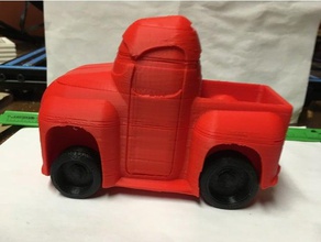 D1 serisi appleman kamyon banka 2 seçenek araç para ford oyuncak 3d print model - Mito3D