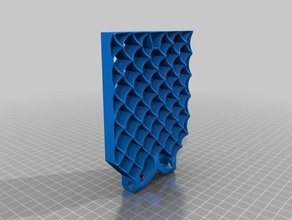 falcon 9 titanio griglia fin di ingegneria meccanica spacex 3d print model - Mito3D